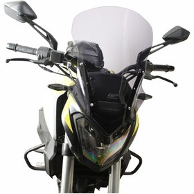 تصویر شیشه جلو موتورسیکلت GP کامپوزیت BAJAJ DOMINAR 250 400 2017 2024 اتومبیل سازگار 48 سانتی متر GP KOMPOZİT 