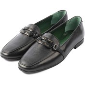 تصویر کفش کالج چرم طبیعی زنانه شیما مدل 807w 