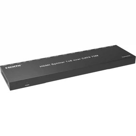 تصویر اسپليتر 8 پورت HDMI انتقال روی کابل شبکه همراه با 8 عدد گيرنده 70 متری فرانت Faranet HDMI Ultra Slim HDMI Splitter 1x8 over Cat5e/6 + 8 x Receiver w/IR 70m