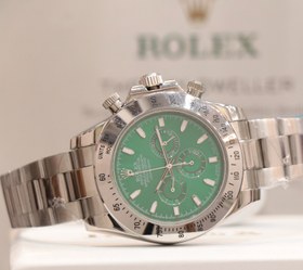 تصویر ساعت مچی عقربه ای مردانه رولکس مدل Daytona/2 بند تک رنگ Rolex Daytona Men's Watch