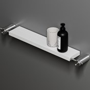 تصویر شلف حمام استیل مدل ROUND 
