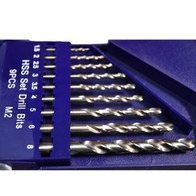 تصویر ست مته آهن 9 عددی RIZO 