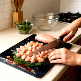 تصویر تخته گوشت مدل SALAD 