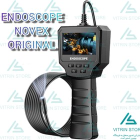 تصویر دوربین آندوسکوپی صنعتی حرفه ای NOVEX (اورجینال) مانیتور دار IP67 فنری - متراژهای مختلف و قابل انتخاب 
