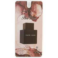 تصویر عطر جیبی مردانه مدل لالیک نویر حجم 40 میل هات لاو Hot Love Laliqe Noire For Men 40 ml