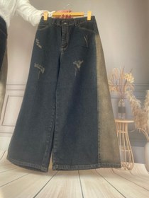 تصویر شلوار جین شافل 