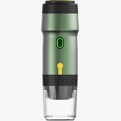 تصویر مینی اسپرسو ساز کپسولی شارژی برند تالی سبز - نقره ای Mini Capsule Coffee Maker