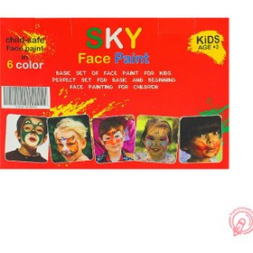 تصویر گریم 6 رنگ اسکای 