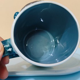 تصویر ست ماگ و زیرماگی سرامیکی mug