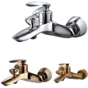 تصویر شیر حمام اوج الگانت کروم مات Owj faucets model elegant