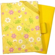 تصویر پارچه تریکو طرح شکوفه آفتاب 