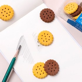 تصویر پاک کن بیسکوییتی بسته ۶ عددی کد 036 Cookies erasers