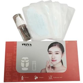 تصویر پد کلاژن جذبی صورت وستا vesta collagen pad