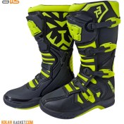 تصویر پوتین موتور سواری تایگر مدل T3 رنگ مشکی فسفری 