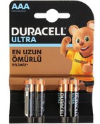 تصویر باطری نیم قلمی دوراسل مدل َََAAA ultra بسته 4 عددی doracell battery AAA LR03-MX2400