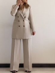 تصویر کت شلوار اندامی 