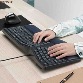 تصویر کیبورد باسیم رپو مدل NK8800 ا Rapoo NK8800 Ergonomic Wired Keyboard Rapoo NK8800 Ergonomic Wired Keyboard