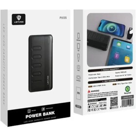 تصویر پاوربانک لنیس مدل PX135D Lenyes PX135 power bank 10000Ah