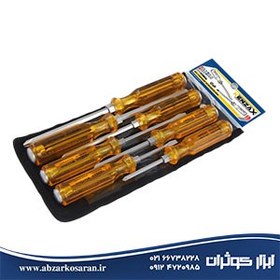 تصویر مجموعه 7 عددی پیچ گوشتی کنزاکس مدل KGS-107 Kenzax KGS-107 Screwdrivers Set 7 PCS