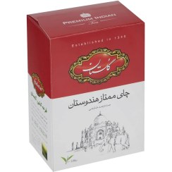 تصویر چای سیاه ممتاز هندوستان گلستان مقدار 100 گرم 