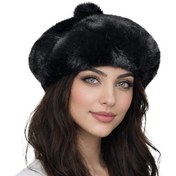 تصویر کلاه زمستونی زنانه روسی 