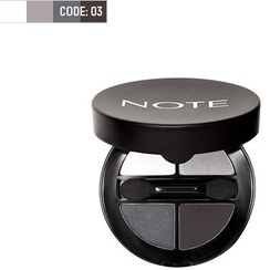 تصویر سایه چشم چهار رنگ لومینوس نوت - 04 Note Luminous Silk Quattro Eyeshadow