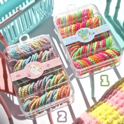 تصویر کش مو دخترانه مدل چهل گیس جعبه ای بسته 90 عددی 