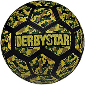 تصویر توپ فوتبال لاستیکی دربی 3 ستاره ارتشی لاستیکی سایز 4 