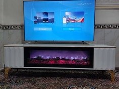 تصویر شومینه برقی میز TV 