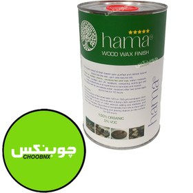 تصویر روغن یک لیتری بی رنگ (شفاف براق ) طبیعی گیاهی چوب هاما (HAMA) فروشگاه چوبنکس 