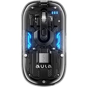 تصویر موس وایرلس و بلوتوث شارژی AULA AM210 AULA AM210 Ultra Light Weight Wireless + Bluetooth Gaming Mouse | Adjustable DPI (800-1600) | Compatible