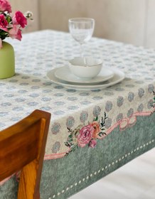 تصویر رومیزی ضد لک مخمل کوبیده tablecloth