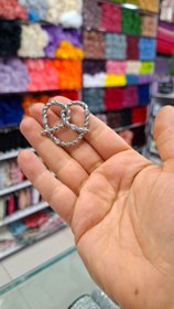 تصویر دکمه نما (گل سینه) فلزی لوکس - طرح 9 