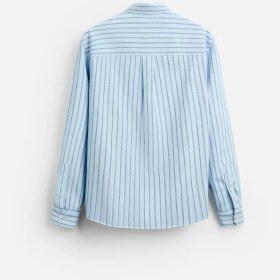 تصویر پیراهن مردانه زارا STRIPED SHIRT WITH POCKET 