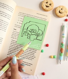 تصویر چسب خودکاری فانتزی 