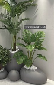 تصویر گلدان کنار سالنی ست هناس - استوانه بزرگ / توسی 