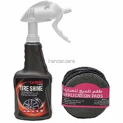 تصویر واکس لاستیک ۵۰۰ گرمی کارماکر tier shine 500g carmacare