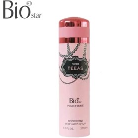 تصویر اسپری بدن بیو استار رایحه NOIR TEEAS 