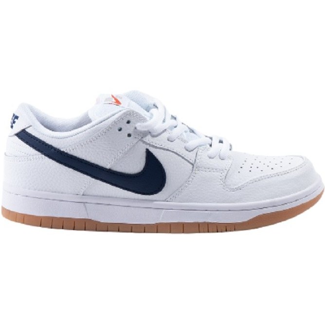 nike sb dunk orange label white