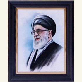 تصویر فرش نگار آیت الله خامنه‌ای کد 20 