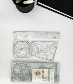 تصویر ست 4 عددی خط کش 