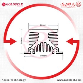 تصویر هیت سینک SSR تک فاز LG-1P-15A-565 گلداستار کره Goldstar Korea 