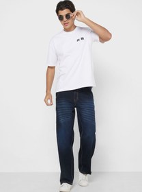 تصویر جین باگgy مردانه برند seventy five Mens Basic Baggy Jeans