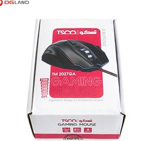 تصویر ماوس گیمینگ باسیم تسکو مدل TM 2027GA RGB TSCO TM 2027GA RGB Wired Optical Gaming Mouse