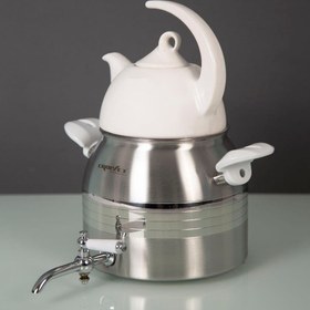 تصویر کتری و قوری 3 لیتری کد 509 3 liter kettle and teapot code 509