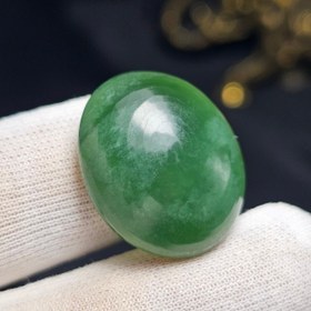 تصویر نگین سنگ طبیعی یشم معدنی کد 37355 