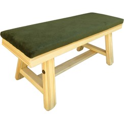 تصویر نیمکت چوبی کلاسیک بی رنگ 