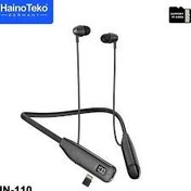 تصویر هندزفری گردنی هاینو تکو مدل Hn110 Haino teko hn110 Neckband Handsfree