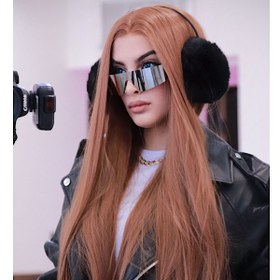 تصویر کلاهگیس مدل سوگند رنگ مسی 