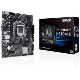 تصویر مادربرد PRIME H510M-K R2.0 ایسوس سوکت 1200 Asus PRIME H510M-K R2.0 LGA 1200 Motherboard